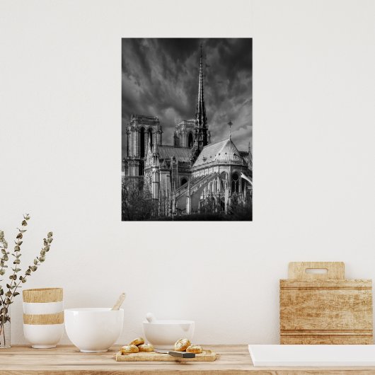 Notre-Dame aus Paris Poster (Küche)