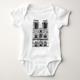 Notre Dame Baby Strampler