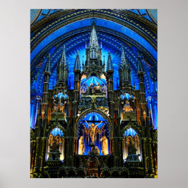 Notre Dame Basilica Altar Poster