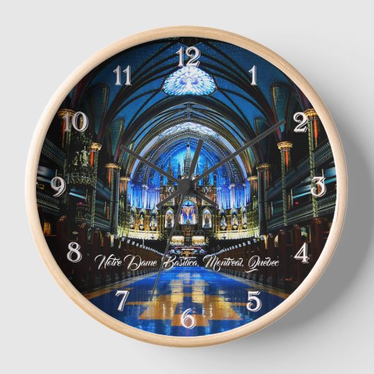 Notre Dame Basilica Uhr (Vorderseite)