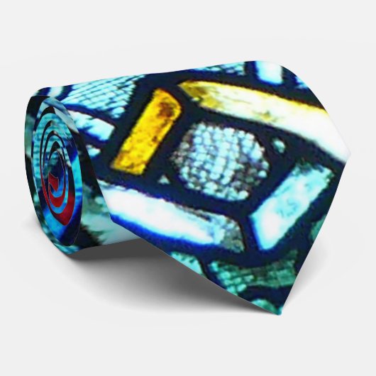 Notre Dame-Buntglas Krawatte (Gerollt)