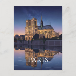 Notre Dame Cathedra Paris Frankreich Postkarte