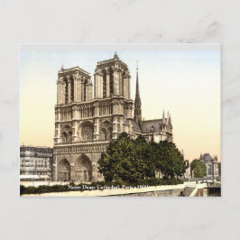 Notre Dame Cathedral c1890, Vintager französischer Postkarte