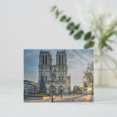 Notre Dame Cathedral Feiertagspostkarte (Stehend Vorderseite)