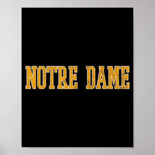 Notre. Dame. Cathedral. Graphic Poster (Vorne)