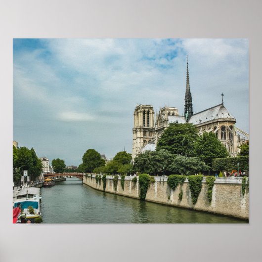 Notre Dame Cathedral in Paris Poster (Vorne)