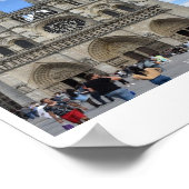 Notre Dame Cathedral, Paris, France Poster (Ecke)