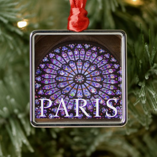Notre Dame Cathedral | Paris, Frankreich Ornament Aus Metall (Baum)