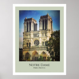 Notre Dame Cathedral, Paris, Frankreich Poster