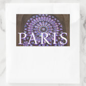 Notre Dame Cathedral | Paris, Frankreich Rechteckiger Aufkleber (Tasche)