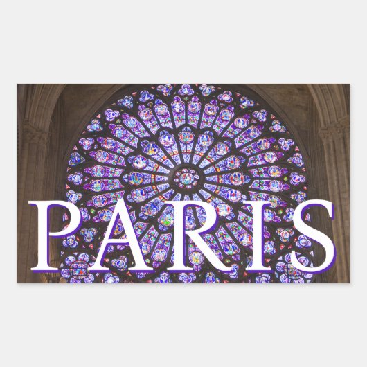 Notre Dame Cathedral | Paris, Frankreich Rechteckiger Aufkleber (Vorderseite)