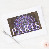 Notre Dame Cathedral | Paris, Frankreich Rechteckiger Aufkleber (Umschlag)