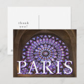 Notre Dame Cathedral | Paris, Frankreich | Vielen  Postkarte (Vorne/Hinten)