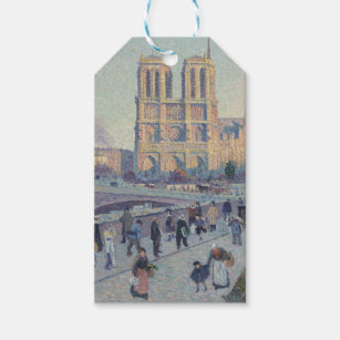 Notre Dame Cathedral Paris - Klassische Malerei Geschenkanhänger