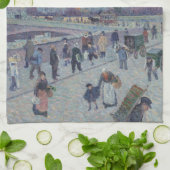 Notre Dame Cathedral Paris - Klassische Malerei Geschirrtuch (Gefaltet)