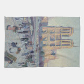 Notre Dame Cathedral Paris - Klassische Malerei Geschirrtuch (Horizontal)