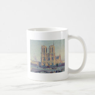 Notre Dame Cathedral Paris - Klassische Malerei Kaffeetasse
