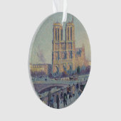 Notre Dame Cathedral Paris - Klassische Malerei Ornament (Vorderseite)
