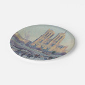 Notre Dame Cathedral Paris - Klassische Malerei Pappteller (Schrägansicht)