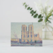 Notre Dame Cathedral Paris - Klassische Malerei Postkarte (Stehend Vorderseite)