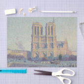 Notre Dame Cathedral Paris - Klassische Malerei Seidenpapier (Handwerk)