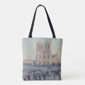 Notre Dame Cathedral Paris - Klassische Malerei Tasche (Rückseite)