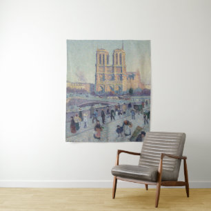 Notre Dame Cathedral Paris - Klassische Malerei Wandteppich