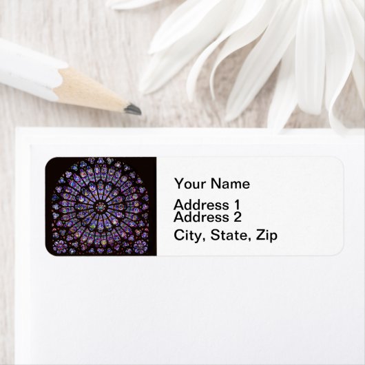 Notre Dame Cathedral Paris Rose Window (Insitu)