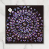 Notre Dame Cathedral Paris Rose Window Geschenkanhänger (Vorderseite)
