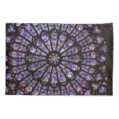 Notre Dame Cathedral Paris Rose Window Kissenbezug (Rückseite)