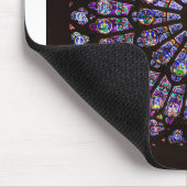 Notre Dame Cathedral Paris Rose Window Mousepad (Ecke)