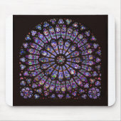Notre Dame Cathedral Paris Rose Window Mousepad (Vorne)