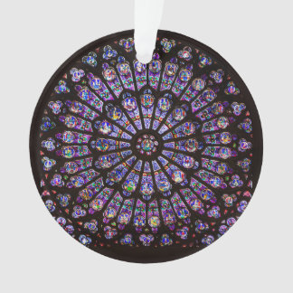 Notre Dame Cathedral Paris Rose Window Ornament