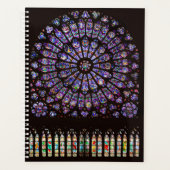 Notre Dame Cathedral Paris Rose Window Planer (Vorderseite)