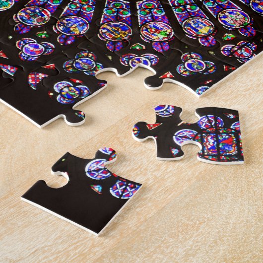 Notre Dame Cathedral Paris Rose Window Puzzle (Seite)