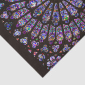 Notre Dame Cathedral Paris Rose Window Seidenpapier (Ausschnitt)