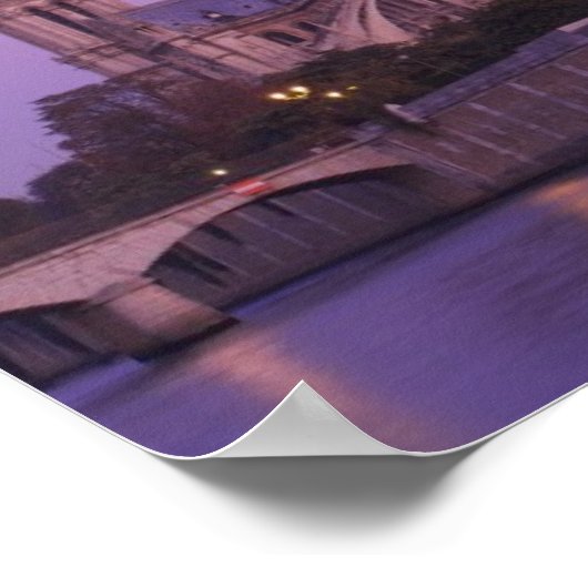 Notre Dame Cathedral Poster (Ecke)