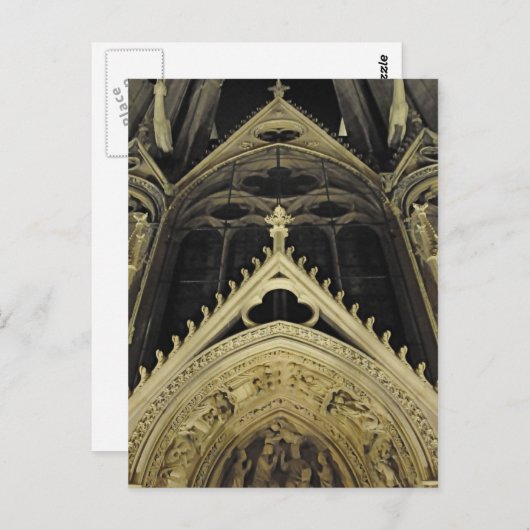 Notre Dame Cathedral Postkarte (Vorne/Hinten)