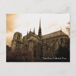 Notre Dame Cathedral Postkarte