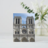 Notre Dame Cathedral Postkarte (Stehend Vorderseite)