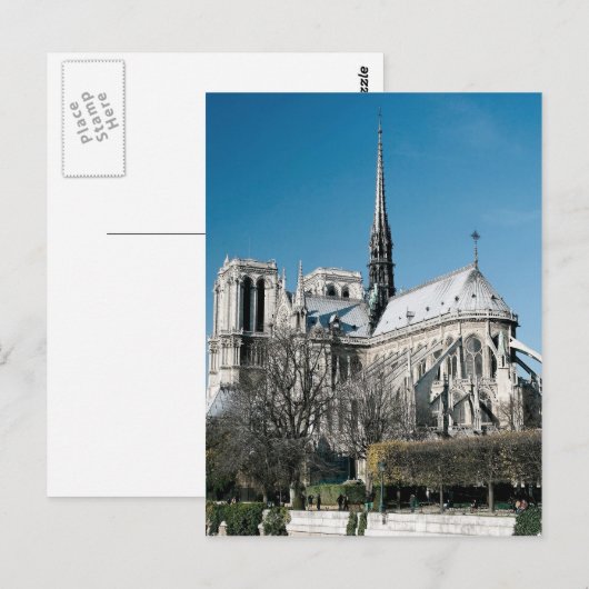 Notre Dame Cathedral Postkarte (Vorne/Hinten)