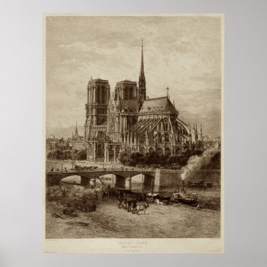 Notre-Dame - Cathédrale - Kathedrale Paris Poster (Vorne)
