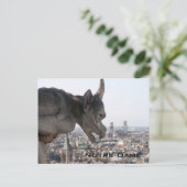 Notre Dame Chimera Postcard Postkarte (Stehend Vorderseite)