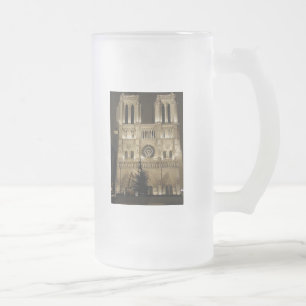 Notre Dame Church Mattglas Bierglas
