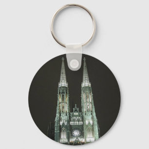 Notre Dame Church Schlüsselanhänger
