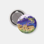 Notre-Dame Circle Magnet (verschiedene Größen) (Vorderseite/Rückseite)