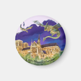 Notre-Dame Circle Magnet (verschiedene Größen)
