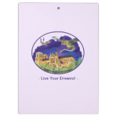 Notre Dame Clipboard - Träume Klemmbrett (Rückseite)