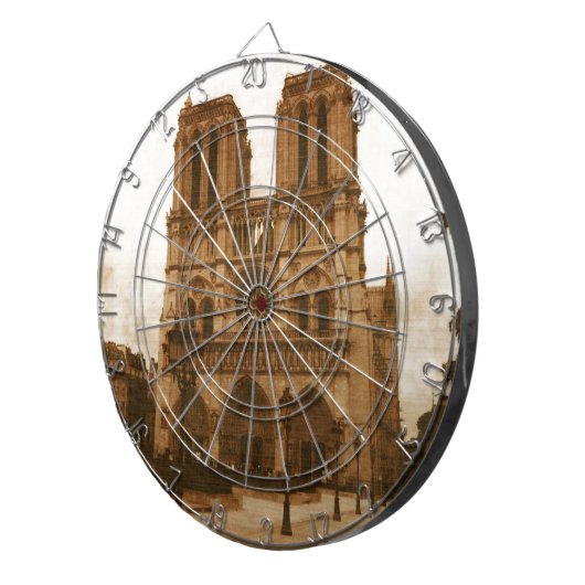 Notre Dame Dartscheibe (Vorderseite rechts)