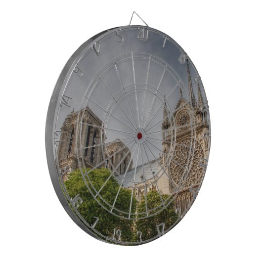 Notre Dame Dartscheibe (Vorderseite Links)